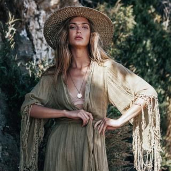 🌸 GOOD VIBES 🌸 TROPICAL FESTIVAL STYLISH GYPSY FEATHER UNIQUE TRENDY SUGAR BABE - Picture 9 of 16